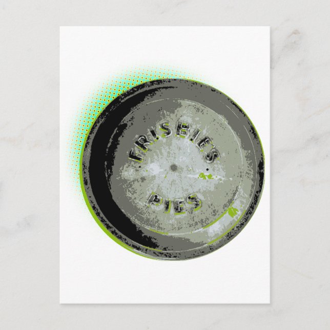 Frisbee Paj Tin Earth Färger Vykort (Framsida)