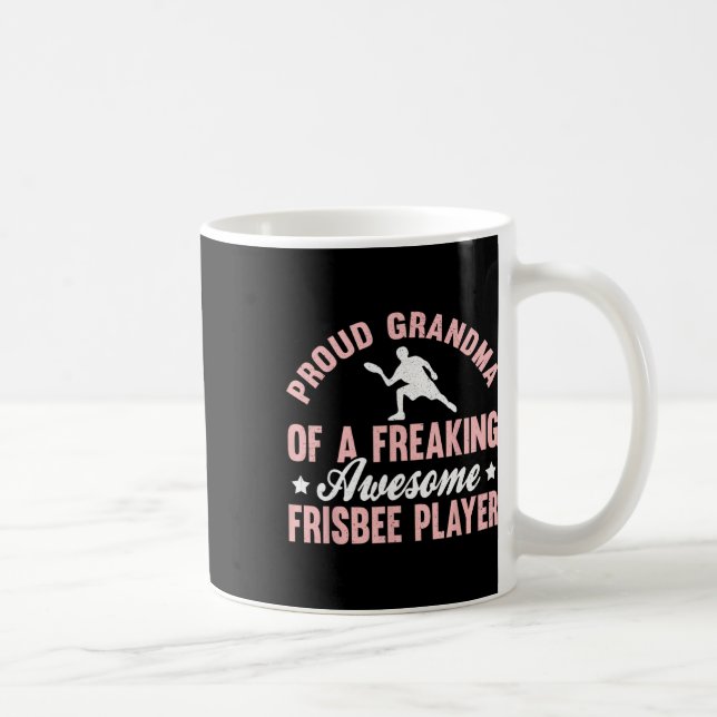 Frisbee Player Ultimate Frisbee Disc Golf Grandma  Kaffemugg (Höger)
