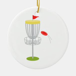 FrisbeediskettGolf Julgransprydnad Keramik