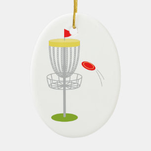 FrisbeediskettGolf Julgransprydnad Keramik