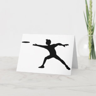 Frisbeehälsningkort Kort