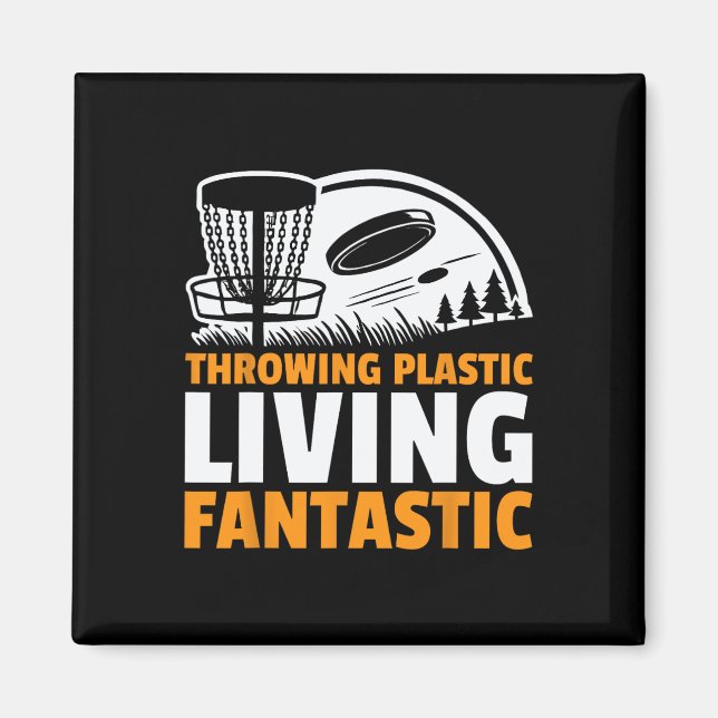 Frisbeekastande Plast Levande Fantastisk Disc Golf Magnet (Framsidan)