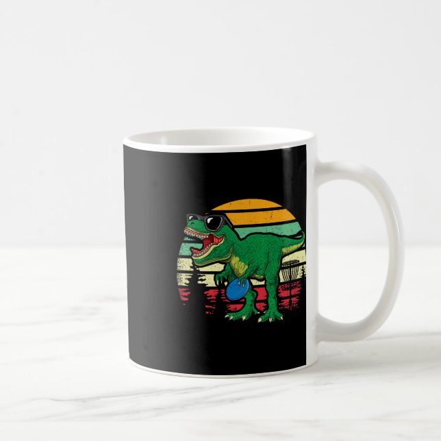 Frisbees Dino Söt T Rex Dinosaurie Barn Pojkar Ski Kaffemugg (Höger)