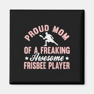 Frisbeespelare Ultimate Frisbee Disc Golf Mamma Ma Magnet