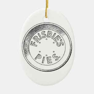 Frisbie Paj Tin keramisk träd ornament