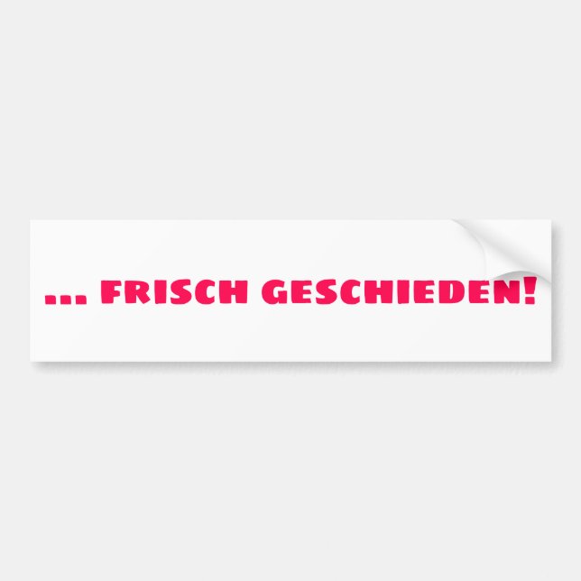 Frisch Geschieden Bildekal (Framsidan)