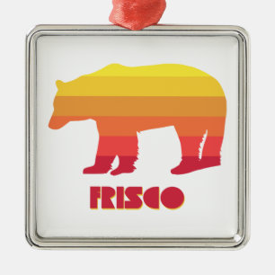Frisco Colorado Rainbow Bear Julgransprydnad Metall
