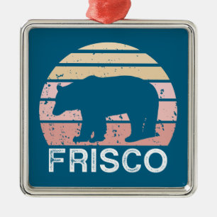 Frisco Colorado Retro Bear Julgransprydnad Metall