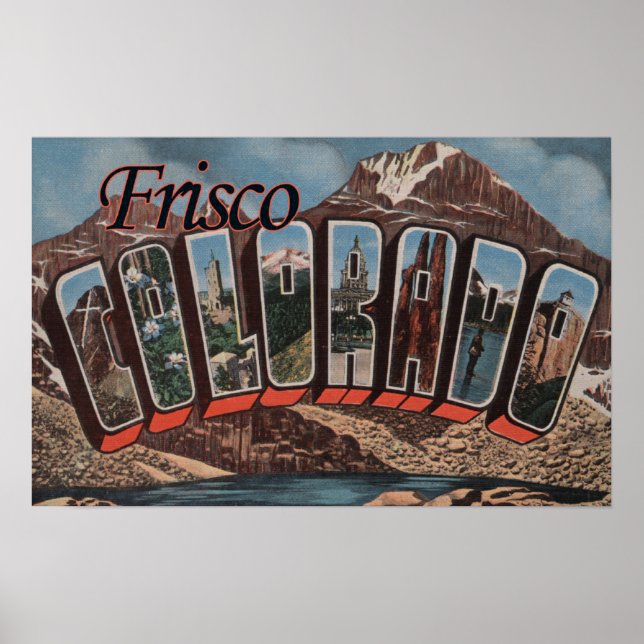 Frisco, Colorado - Stora Brev Scenes Poster (Framsidan)