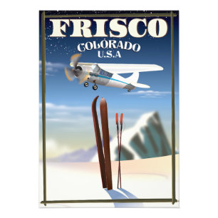 Frisco Colorado USA-reseaffisch Fototryck