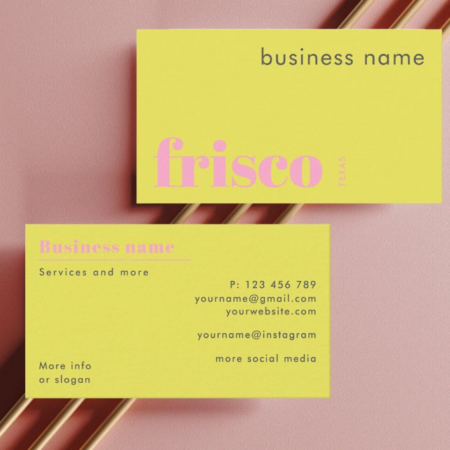 Frisco Texas butik företag Visitkort (Skapare uppladdad)