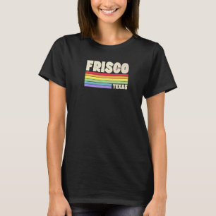 Frisco Texas Pride Rainbow Flagga Gay pride Merch T Shirt