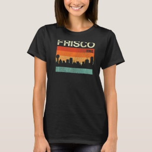 Frisco Texas Town Skyline T Shirt