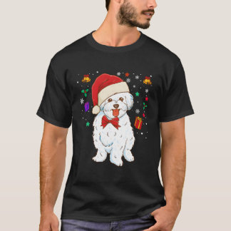 Frise Hund älskare Funny Julafton Puppy Gift för C T Shirt