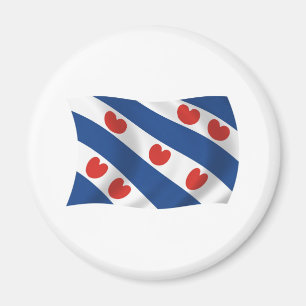 Frisernas flaggmagnet magnet