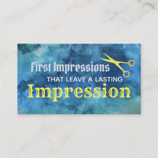 Frisersalongsloganvisitkortar Visitkort