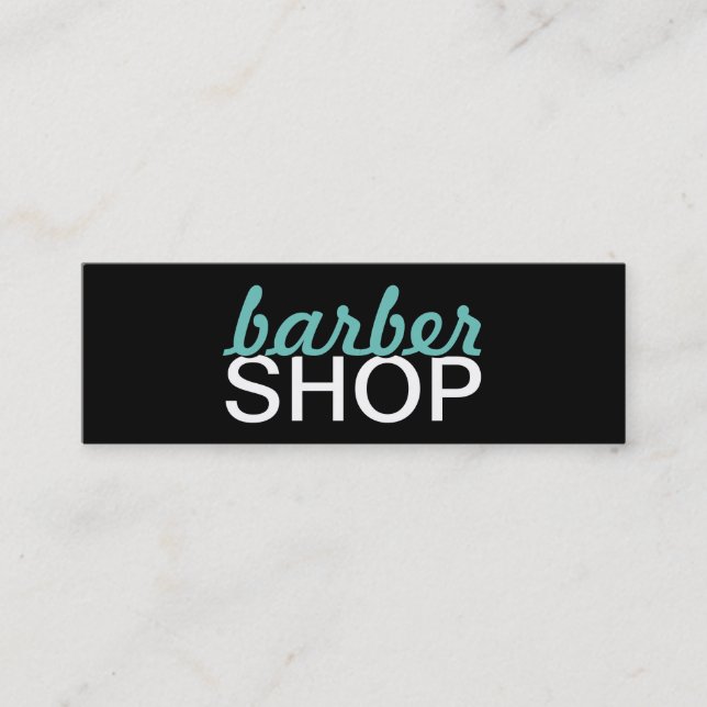 frisersalongstansmaskinkort lojalitetskort (Framsida)