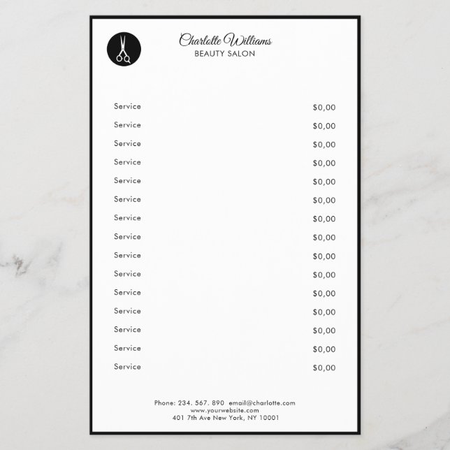 Friseur Flyer (Framsidan)