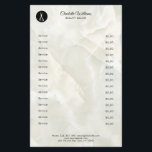 Friseur Marmor Flyer<br><div class="desc">Moderne Friseur Marmor Flyer mit Schere-Design,  Schwarz,  Weiß. Fügen Sie Ihre Kontaktauf der Rückseite hinzu.</div>