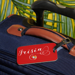 Frisia Flagga Heart Bagagebricka
