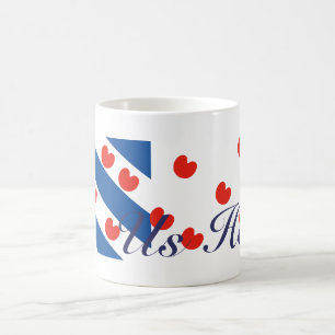 Frisian sjunker oss den Heit muggen Kaffemugg