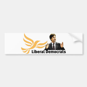 Frisinnade demokrater bildekal