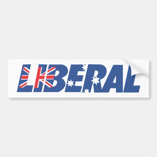 Frisinnat party av Australien Bildekal (Framsidan)