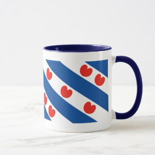 Frisisk flagga Friesland Holland Mugg