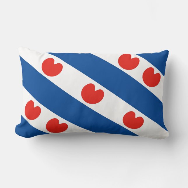 Frisisk frisisk-flagga-området land lumbarkudde (Framsida)