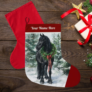 Frisisk julklapp för Horse Lovers Stor Julstrumpa