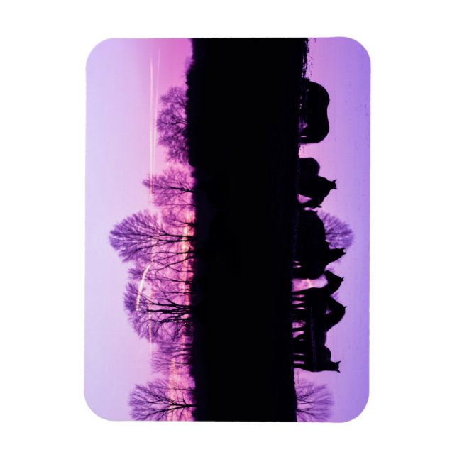 Frisiska reflektioner vid sunset magnet (Vertikal)