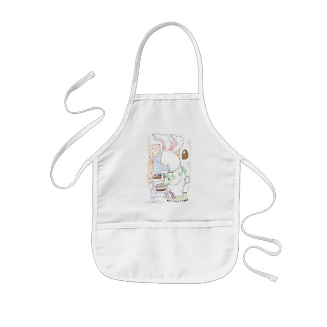 frisk bunny barnförkläde (Framsidan)