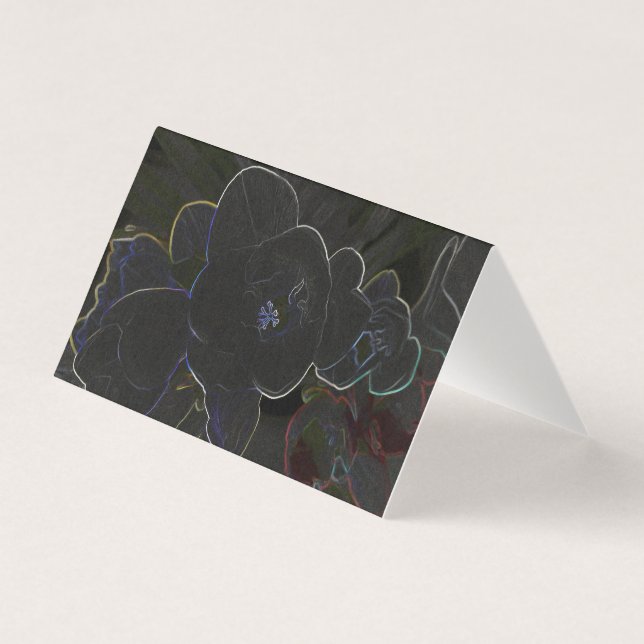 friska blommor kort (Framsida)