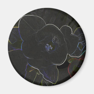 friska blommor magnet