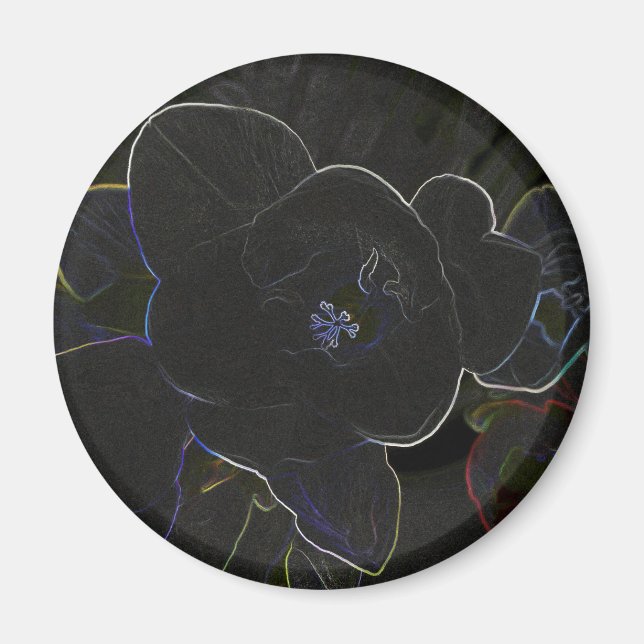 friska blommor magnet (Framsidan)