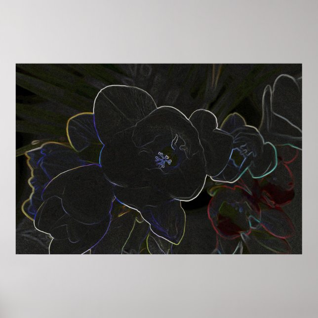 friska blommor poster (Framsidan)
