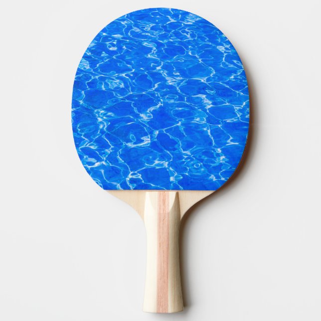 Friskt Blått Vatten Pingisracket (Baksidan)
