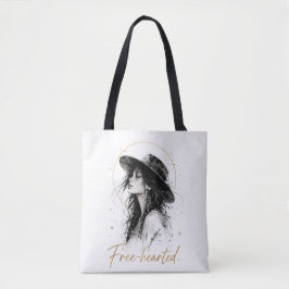 Friskt hjärta. Special Edition Bomull Boho Handväs Tygkasse