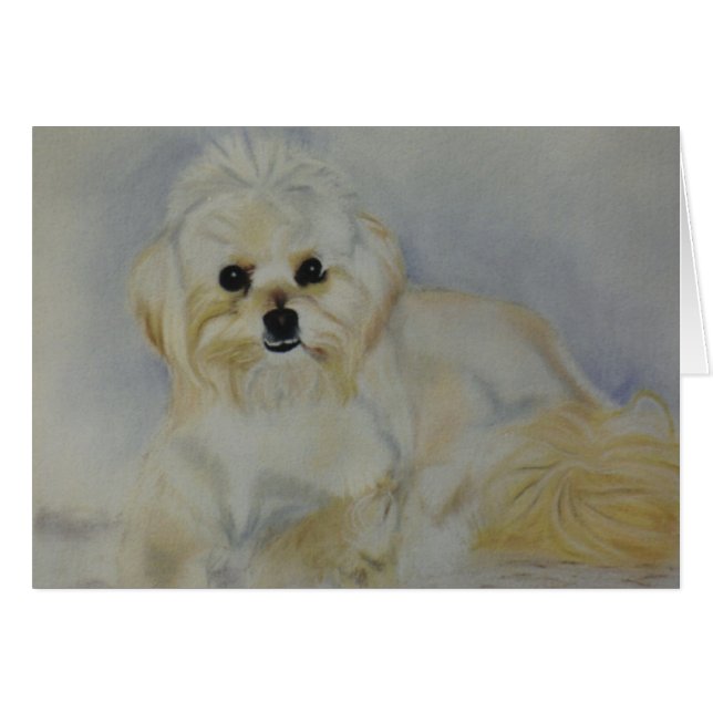 "Frisky" Hälsningskort (Framsidan Horizontal)