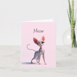 Frisky Kattunge Kort