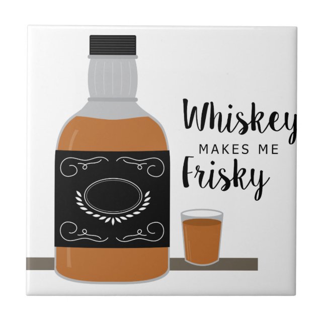 Frisky Whiskey Kakelplatta (Framsidan)