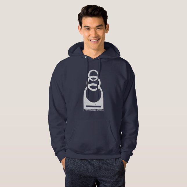 Frisläppningssystemet 3-Ring är stört Hoodie (Hel framsida)
