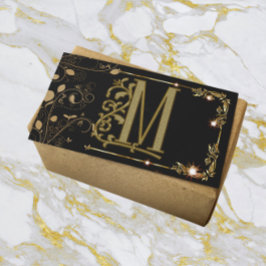 Frisör Frisör Golden Letter Coiffeur  Visitkort