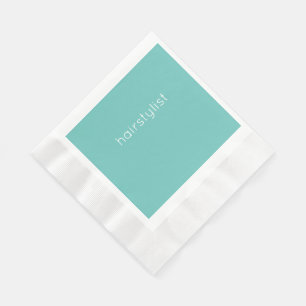 Frisör Frisör Teal Kontor Affär Butik Pappersservett
