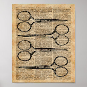 Frisör illustration för saxvintage poster