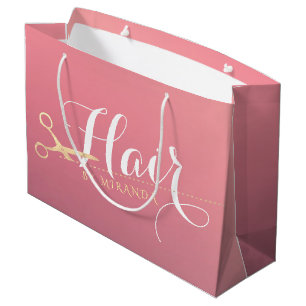 Frisör Makeup Salong Modern Rosa Guld Sax