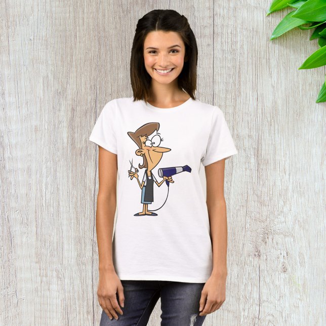 Frisör med sax t shirt (Skapare uppladdad)