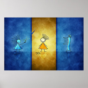 Frisör Poster
