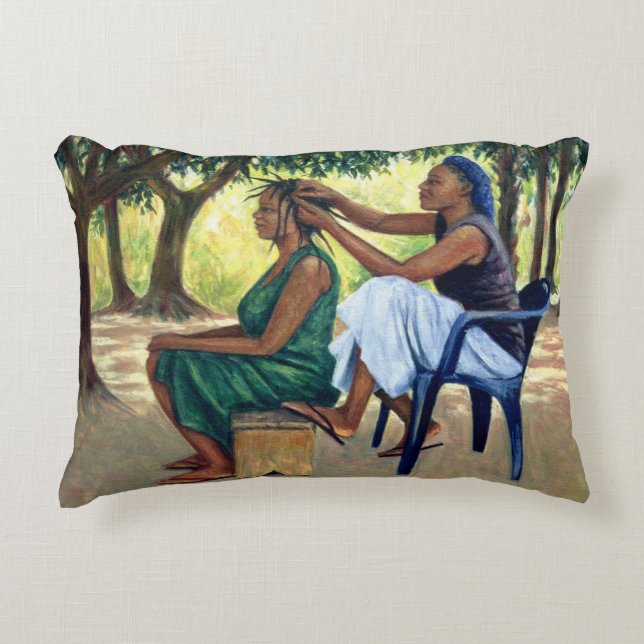 Frisören 2001 prydnadskudde (Framsidan)