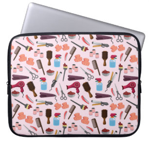 frisörgrupp KIT sömlös mönster Laptop Fodral